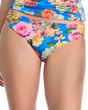 Johnny Was Pauline Floral Print Hipster Bottom