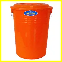 在飛比找Yahoo!奇摩拍賣優惠-萬年桶-附蓋 約圓徑49*高60cm 紅,藍,橘 66L 0