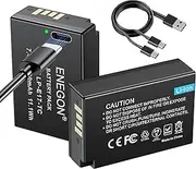 ENEGON LP-E17 Type C Direct Charging Port Batteries for Canon EOS 200D 250D, 77D, 750D, 760D, 800D, 8000D, M3, M5, M6, R8, R10, R50, Rebel T6i,T6s,T7i, T8i,SL2,SL3 Digital Camera