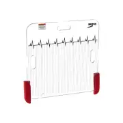 Metro LEC308RD Backboard with Red Front Assembly Kit for Lifeline and Flexline