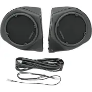 Hogtunes Rear Speaker Pods for Harley 98-13 w/ radio & King Tour Box