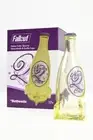 Fallout Nuka Cola Quartz Glass Bottle + 10 Bottle Caps Rocket Replica Figure