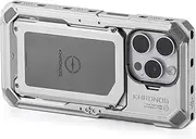 TILTA Khronos Cell Phone Cage for iPhone 15 Pro, Aluminum Alloy Mobile Video Rig, Smartphone Case Stabilizer for Video Recording, YouTube, Live Streaming, Vlog, Videography, Titanium White