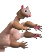 AQKILO Squirrel Finger Puppet Set, Animals Puppet Show Theater Props, Novelty...
