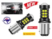 2X BAY15D 1157 WHITE LED BRAKE STOP TAIL LIGHT BULBS GLOBE BRIGHT ERROR FREE