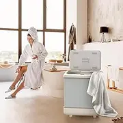 YOPOWER Portable Towel Warmer & Dryer, 2-in-1 Folding Hot Towel Warmers, 35L Large Capacity Towel Heater for Bathroom, Fits Up to Three 45"X70" Oversized Towels