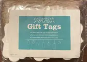 Gift Tags 100 Pcs Paper Tags With Jute String Twine White Price Tags Kraft Hang