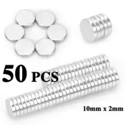 50PCS Super Strong Round Disc Magnets Rare-Earth Neodymium Magnet 10mm x 2mm N50