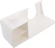 Beavorty Wall-mounted Hair Dryer Rack Styling Tool Organizer Hair Straightener Holder Extension Holder Dryer Storage for Home Hotel and Apartment