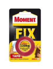 Adhesive Tape Moment Double-Sided 1.5m x 0.19m Waterproof Holds 120kg