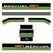 Fits 1981-1983 Mercury 150hp Decals - Custom Green