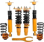 Coilover Lowering Kit Adj. Height Struts Shocks ，Compatible With Mazda 3 Hatchback 2004 2005 2006 2007 2008 2009