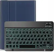 Keyboard Case for Samsung Galaxy Tab A7 10.4" 2022 2020 Case (SM-T503/T500/T505/T507),Detachable Wireless Keyboard Stand Cover with Pencil Holder for Galaxy Tab A7 Tablet (Blue)