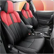 Full Coverage Car Special Seat Covers Compatible for Toyota Corolla 2022 2023 2024 Faux Leather All-Weather Protection Styling(Hybrid Green 2023)