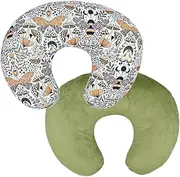 Stretchy Nursing Pillow Covers Ultra Soft Slipcovers for Breastfeeding for Baby Girls Boys, Feeding Pillow Cover Fits Standard Infant Support Pillows Positioners Nursing Pillow Case (Bees)