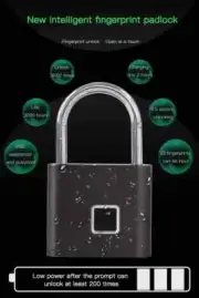 Waterproof IP67 Fingerprint Padlock Keyless Smart Door Lock