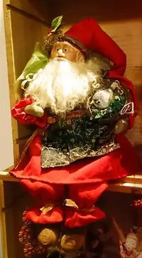在飛比找Yahoo!奇摩拍賣優惠-聖誕老公公仙子布偶 : 聖誕節 擺設 娃娃 聖誕老人 絨毛 