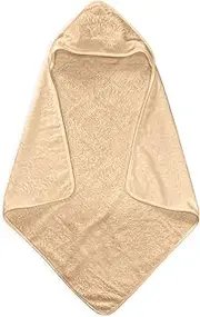 Pine & Palm Home Baby Hooded Towel - Rayon from Bamboo & Turkish Cotton - Super Soft & Absorbent Infant & Toddler Bath Towel (Wheat)