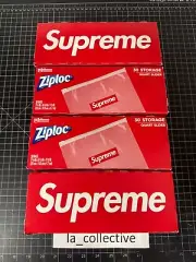 Supreme Zilpoc Zip Lock Bags Box of 30 Count Lot Of 4 SS20