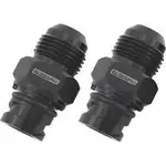 Aeroflow Screw In Cover Breather Adapte-10An Suits Ford Coyote V8 - AF708-10-09BLK
