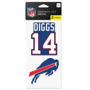 Wincraft Buffalo Bills Perfect Cut Decal 4"x4" Stefon Diggs