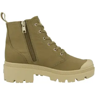 PALLADIUM PALLABASE TWILL 軍綠 增高 軍靴 穿搭 96907204 女款#