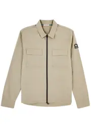Sandbanks Stretch-cotton Overshirt - Beige - M M