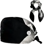 [YTYVAGT] Scrub Caps Women,Scrub Hats Suitable for Women,Animal Lion Couple