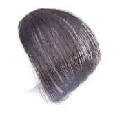 5 Pcs Clip In Blunt Bangs Thin Fake Straigth Synthetic Neat Hair Bang Accessories For Girls