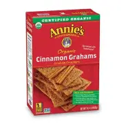 Annie's Organic Graham Crackers, Cinnamon, Made With Whole Grain, 14.4 oz