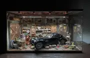 Diorama 1/18 Vintage Garage Bugatti