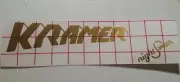 Kramer Nightswan GOLD Vinyl Headstock Decal