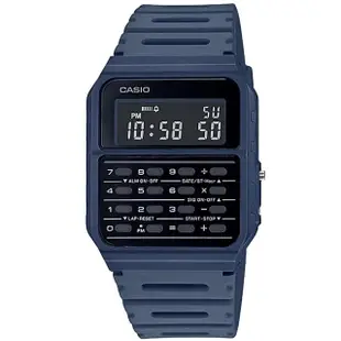 【CASIO 卡西歐】卡西歐DATA BANK 鬧鈴計算機電子錶 CA-53WF(台灣公司貨多色任選)