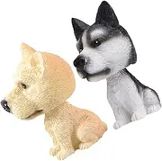 Handmade Bobblehead Dog Model for Car Dashboard Car Ornaments for Dashboard Decorations