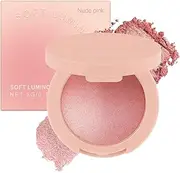 Cheek Blush - Cheek Pink Blush for Women,Highly Pigmented Shimmer Cosmetics, Long-Lasting Buildable Beauty Products for Women Girls Travel Wedding Party