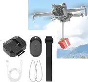 Universal Drone Payload Dropper for DJI FLIP/AIR 3S/Mavic 3 Pro – 500g Capacity Aerial Delivery Launcher, Remote Control Release, Type-C Charging, Easy Mount for Gifts & Supplies