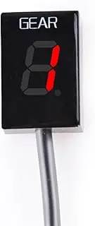 for, for Road Star 1999-2014 Royal Star 1996-2013, Motorcycle Special Accessories Display Indicator 1-6 Gear Speed Meter Motorcycle Gear Indicator(Red)