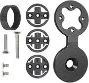 Cycling Computer Mount, Aluminum Alloy Cycling Computer Stem Mount Holder, Outdoor Accessories Tight Fit Complete Set for Road Urban Mountain Riding