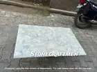 White Quartz Stone Coffee Table Top, Quartz Agate Center Hallway Furniture Table