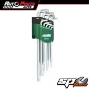 SP Tools Key Set - Stubby - Tamper Proof Torx - Colour Coded - 9pc | SP34537