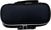 Portable Safe Box, Lockable Pencil Case, Security Case Lock Box, Locking Pencil Case Large Capacity, Mini Travel Safe Box, Portable Lock Box for School (Black)