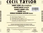 CECIL TAYLOR - CECIL TAYLOR UNIT NEW CD