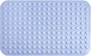 Nonslip Bathtub Mat Extra Soft TPE Bath Mat for Kids, Machine Washable Bathroom Shower Mat, Smooth/Non-Textured Tubs Only, 30L x 17W Inch (Light Blue)