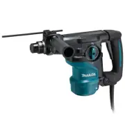 Makita 110V SDS Plus Rotary Hammer Makpac Case Depth Stop & Side Handle HR3001CJ