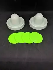 Air Hockey Mallets / pushers (Dynamo) with 4 small Pucks!