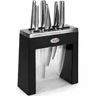 Global Kabuto 7pc Knife Block Set 7 Piece - Black
