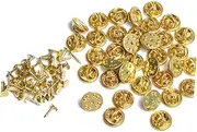 [BATHVEVE] Brooch Badge Accessories Diy Jewelry Set with 100 Pin Backs Lapel Holders for Replacement