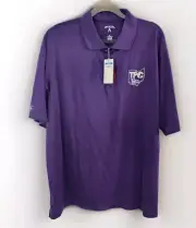 NWT Antigua TPC Golf Embroidered Polo Shirt Size XL