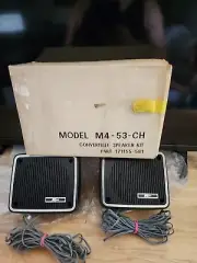 Vintage K-Mart Convertible Speakers M4-53-CH Part 171155-581