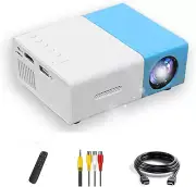 Mini Projector, Full HD 1080P LED Video Projector Built in Hifi Speaker, Portabl